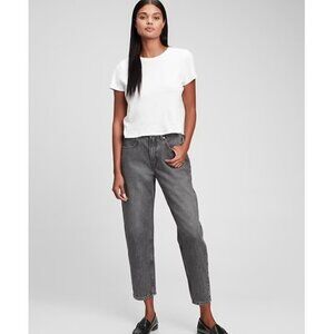 GAP High Rise Barrel Jeans